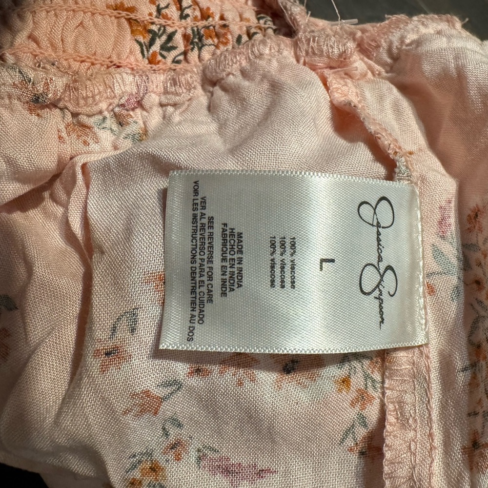 Jessica Simpson Floral Print  Bottoms - Pink and Orange - Picture 5 of 9